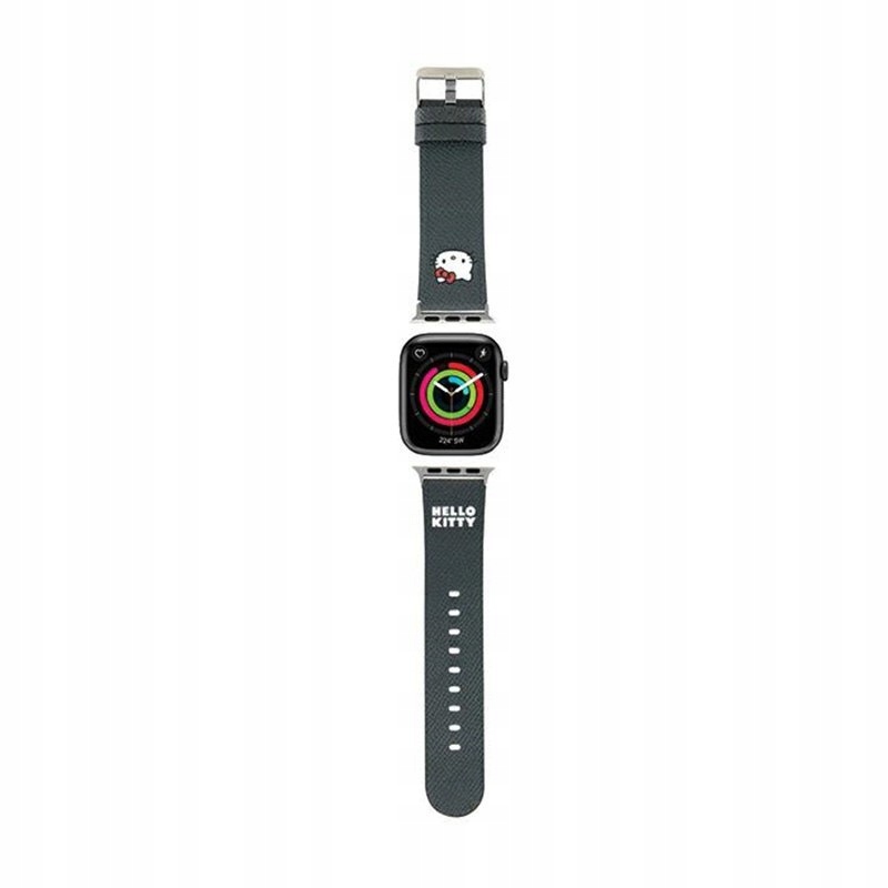 Hello Kitty Strap Kitty Head – Řemínek pro Apple Watch 38/40/41 mm (černý)
