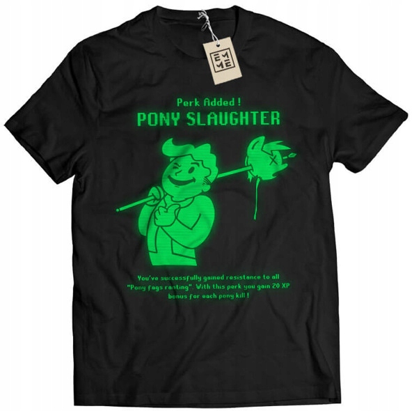 

Koszulka Fallout Boy Pony Slaughter czarna M