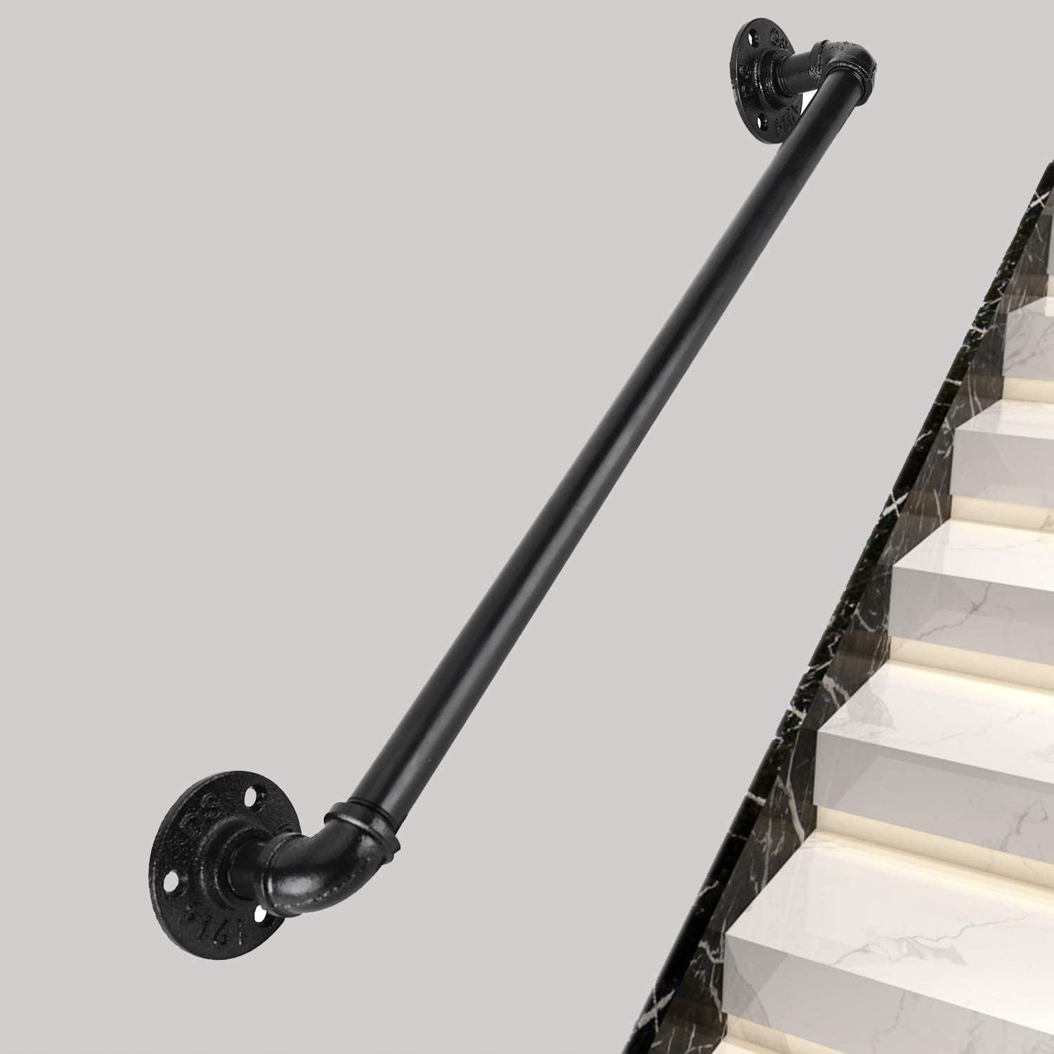 Schodišťové zábradlí trubkové 100 cm pro montáž na stěnu