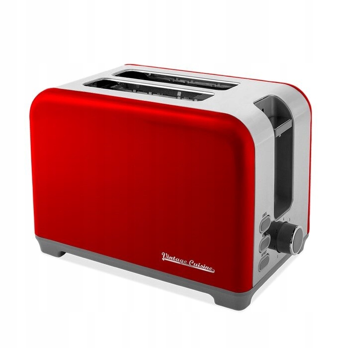 Toustovač Vintage Cuisine 930 W červený
