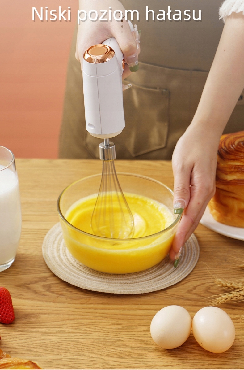 Mikser Ręczny Mała Bezprzewodowa 3 Prędkości Model Pojedyncza głowica