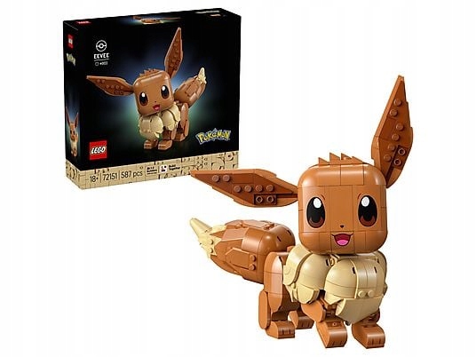 stavebnice Lego 72151 Pokémon Eevee oranžová