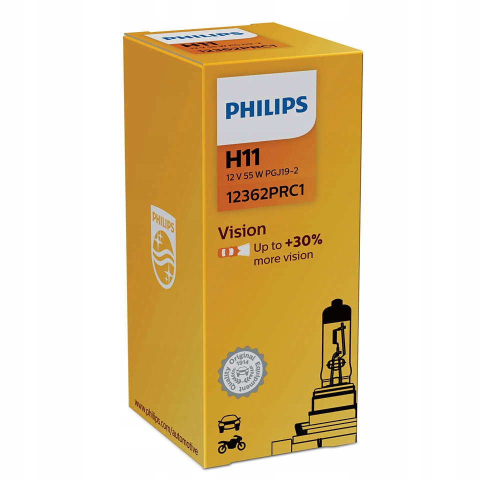 

Philips Żarówka H11 Vision 12V55W PGJ19-2 C1