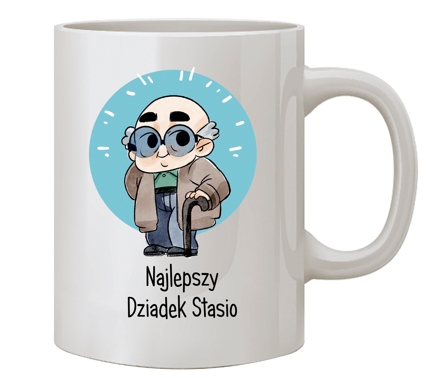 

Kubek Z Nadrukiem Na Dzień Dziadka Z Imieniem
