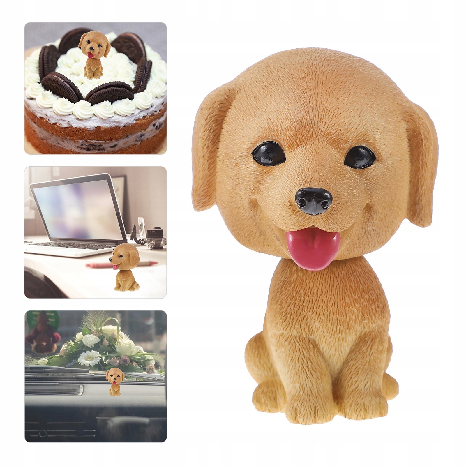 Car Dashboard Shaking Resin Figurines Statue Car Sklep, Opinie, Cena