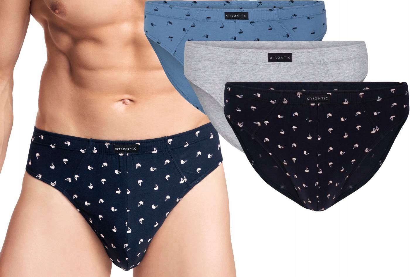 

Slipy męskie Atlantic 3MP M 3szt. *wybór Wzorów*