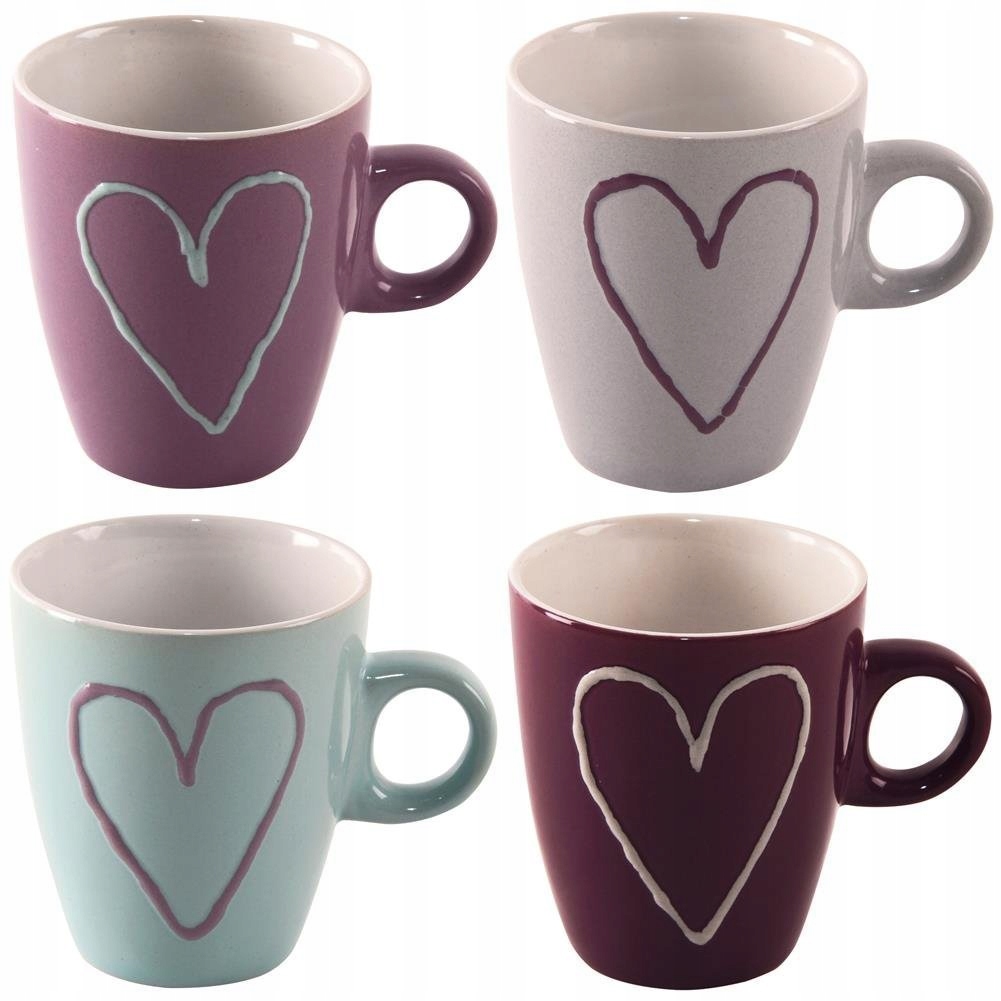 

Zestaw kubków ceramicznych 4x230ml