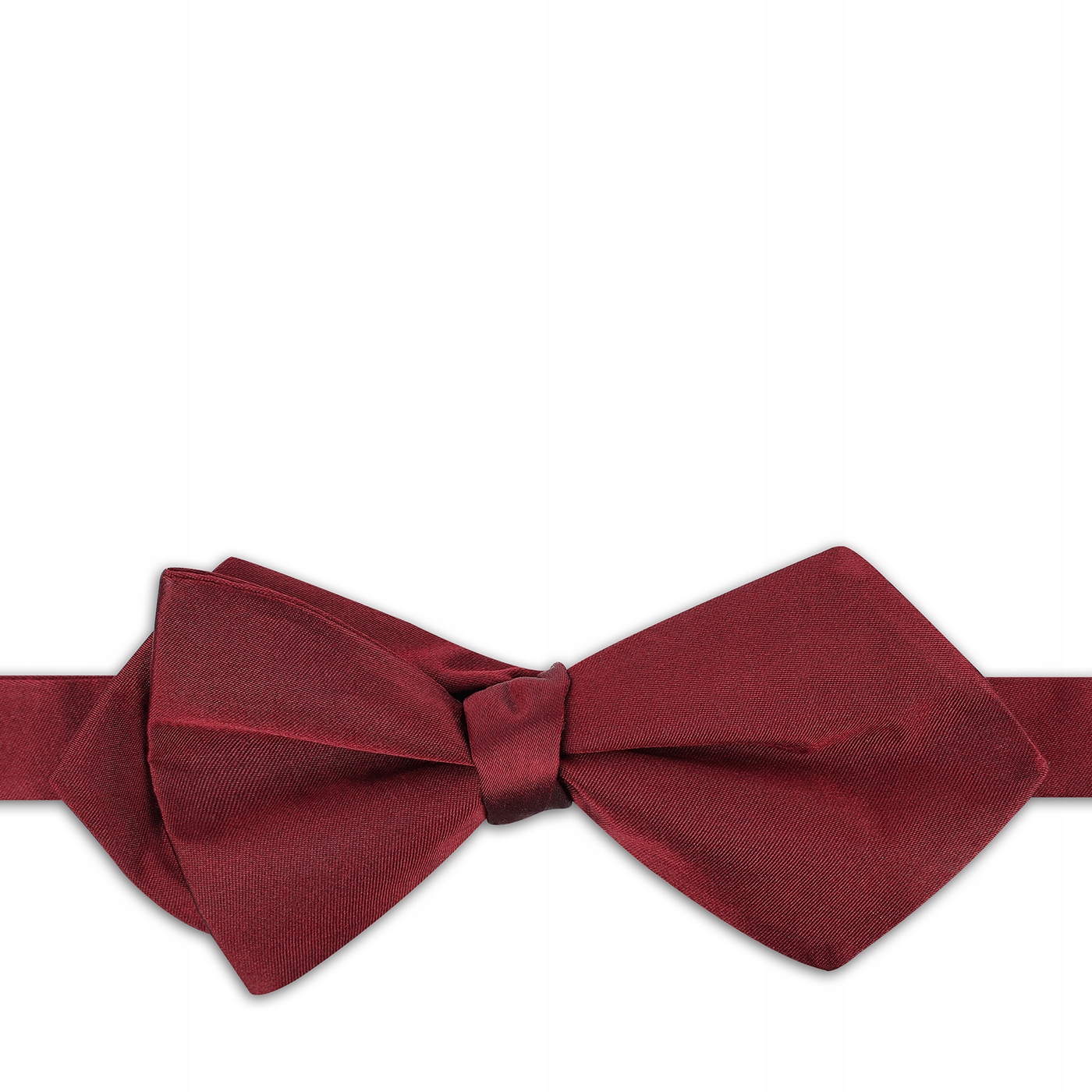 Asymetrická pánský motýlek v vínové barvě Pako Lorente