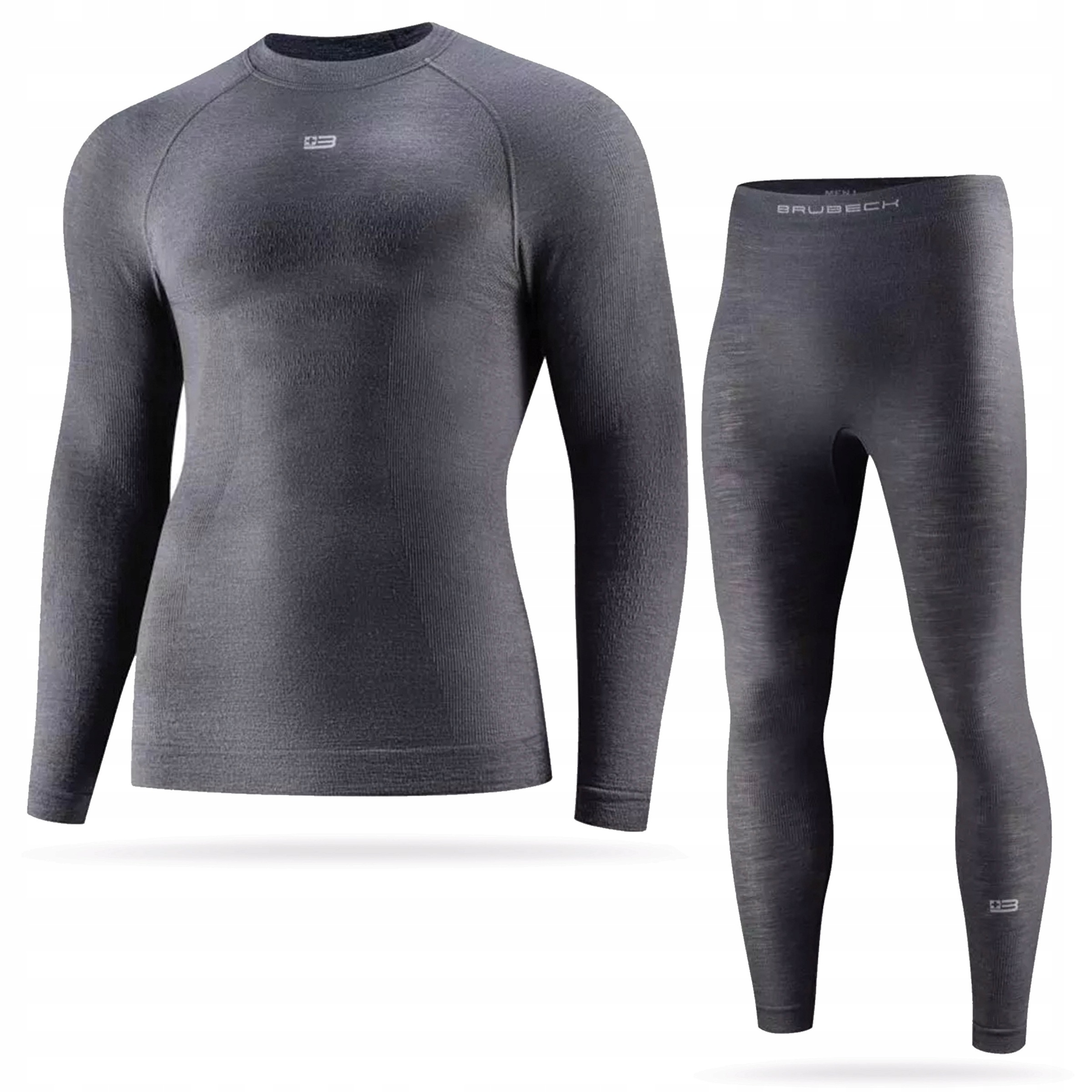 Termoaktywny komplet bielizny męskiej 70% wełny merino Brubeck roz. S
