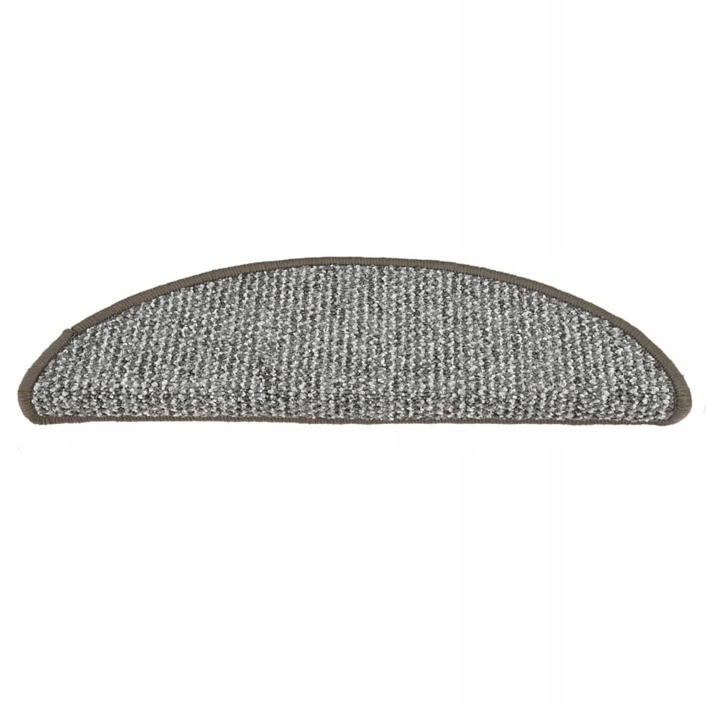 NAKŁADKI NA SCHODY 15 SZT SZARE 56X20CM Grubość 3.5 mm
