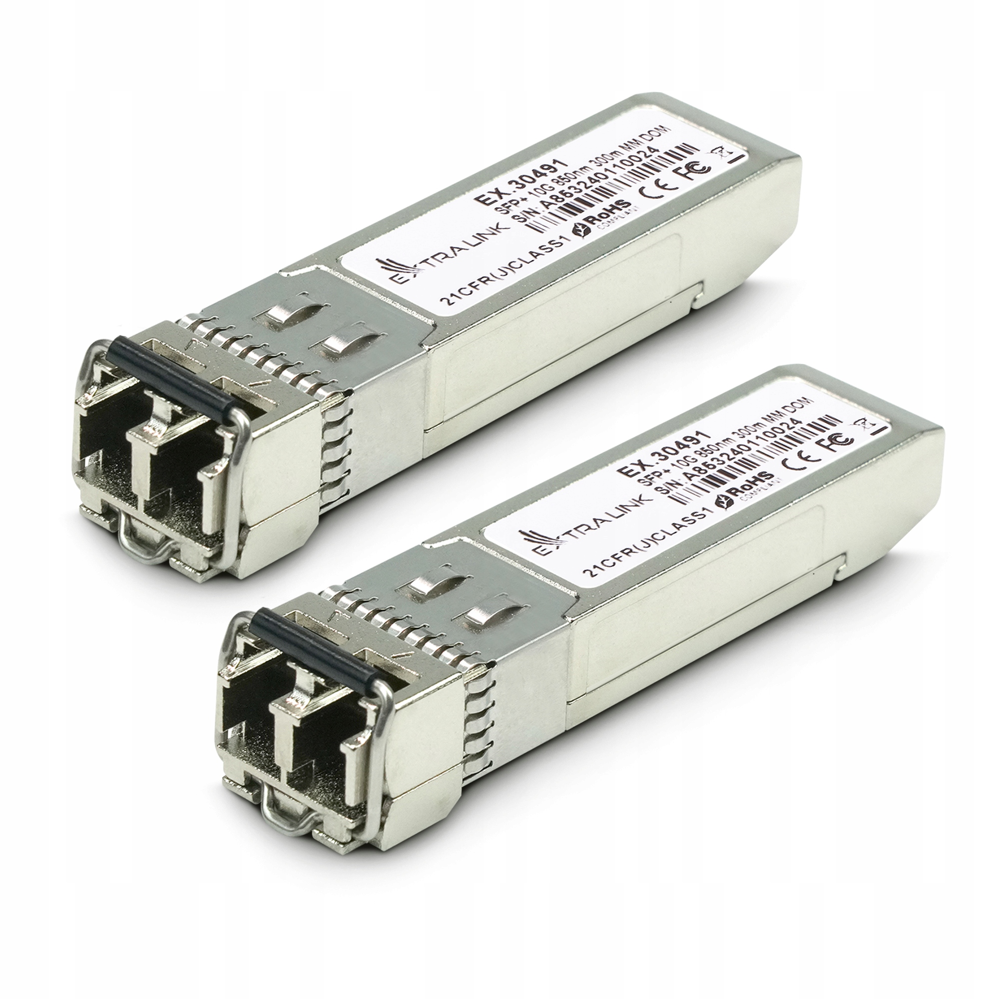 MODUŁ SFP+ 10G 2-pack 10Gbps 850nm 300m multi mode