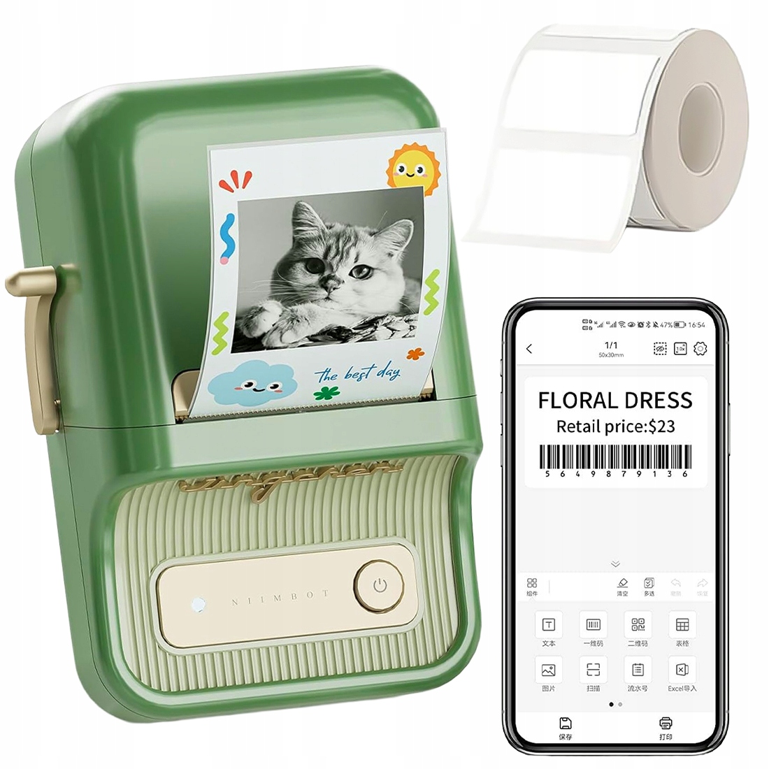 Tiskárna termálních samolepících štítků B21 Pro Niimbot