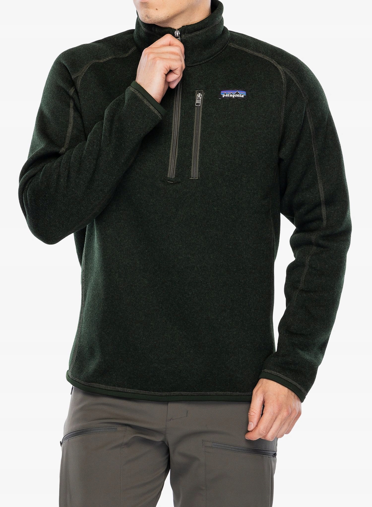 Fleecová Mikina Patagonia Better Sweater 1/4 Zip old growth green S (Zelená)
