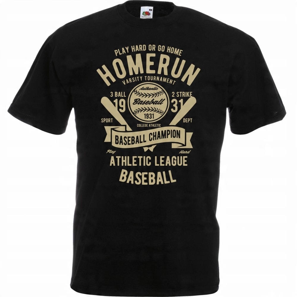 

Koszulka baseball kij baseballowy piłka sport M