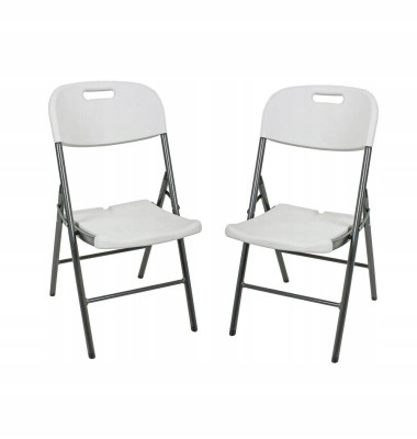 Skladacie záhradné stoličky Mufaro Garden Pleasure Čiernobiele 304758