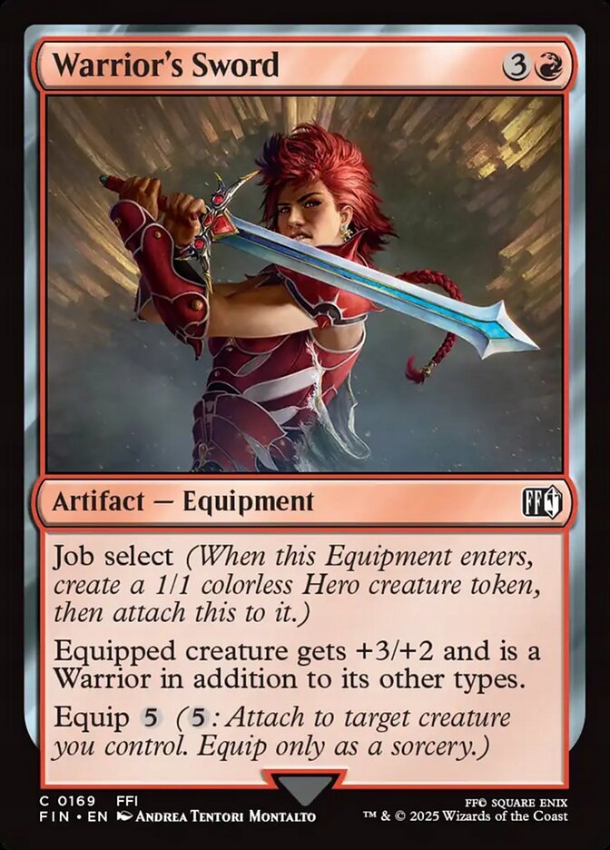 [mtg] Warrior's Sword (fin)