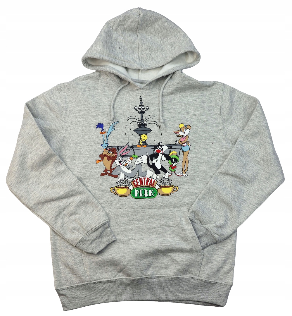 Mikina s kapucí Wb 100 Looney Tunes Přátelé vel. M