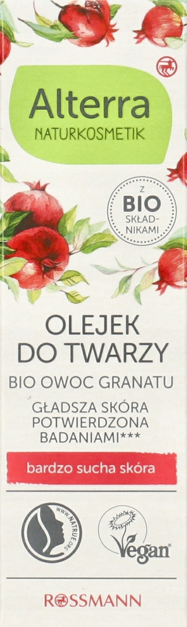 Alterra Olej Na Obličej Granátové Jablko Bio 30 ML