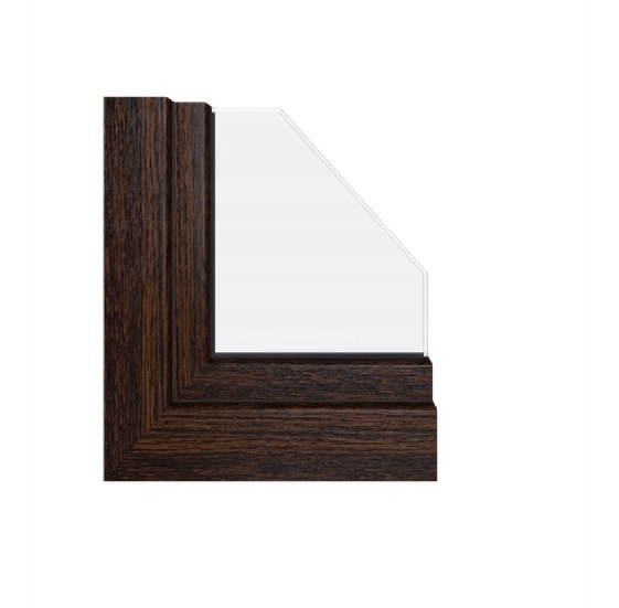 Tanie okno PCV RU2x Ciemny dąb 60x80 Kod producenta Decco71_753