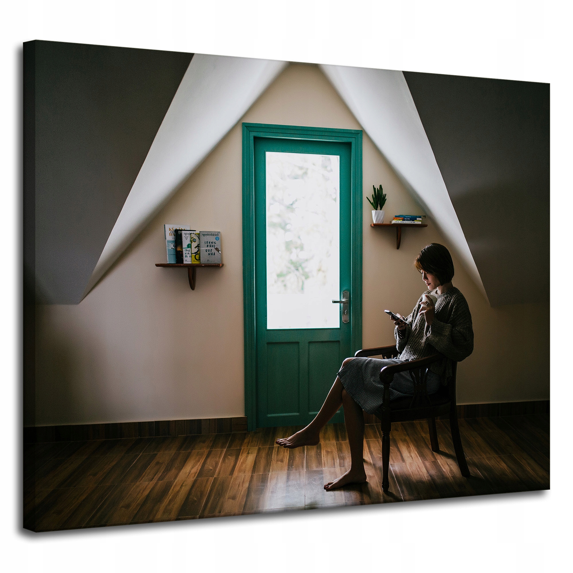 Obrazy na plátně Lidé Žena Relax 100x80 cm
