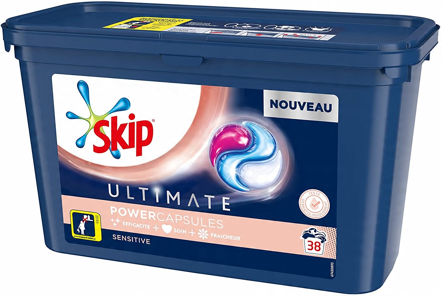 

Skip Kapsułki Do Prania Sensitive 38szt - De