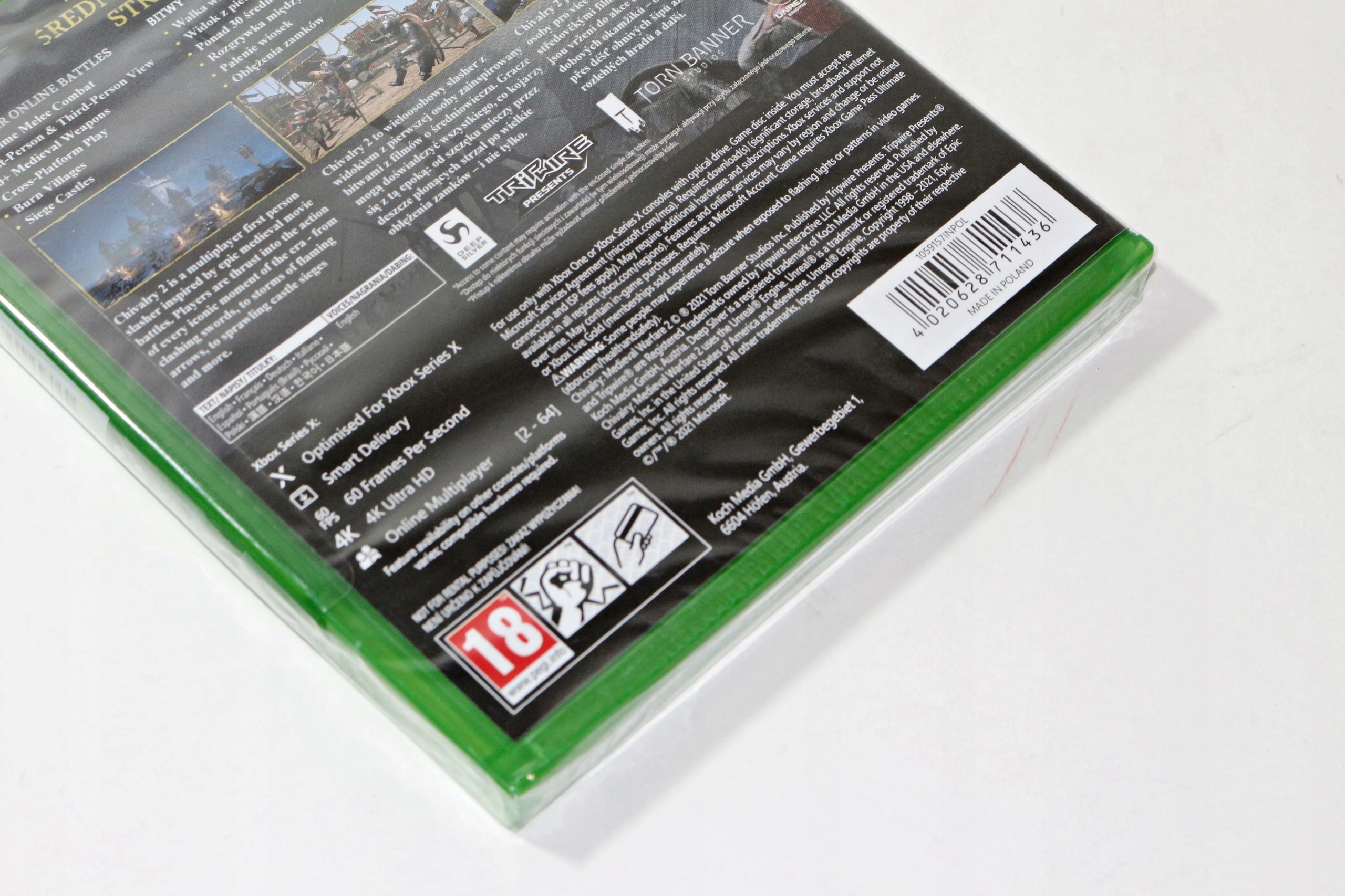 Gra CHIVALRY 2 XBOX ONE Microsoft Xbox Series X NOWA PL chivalry II Tematyka gry akcji