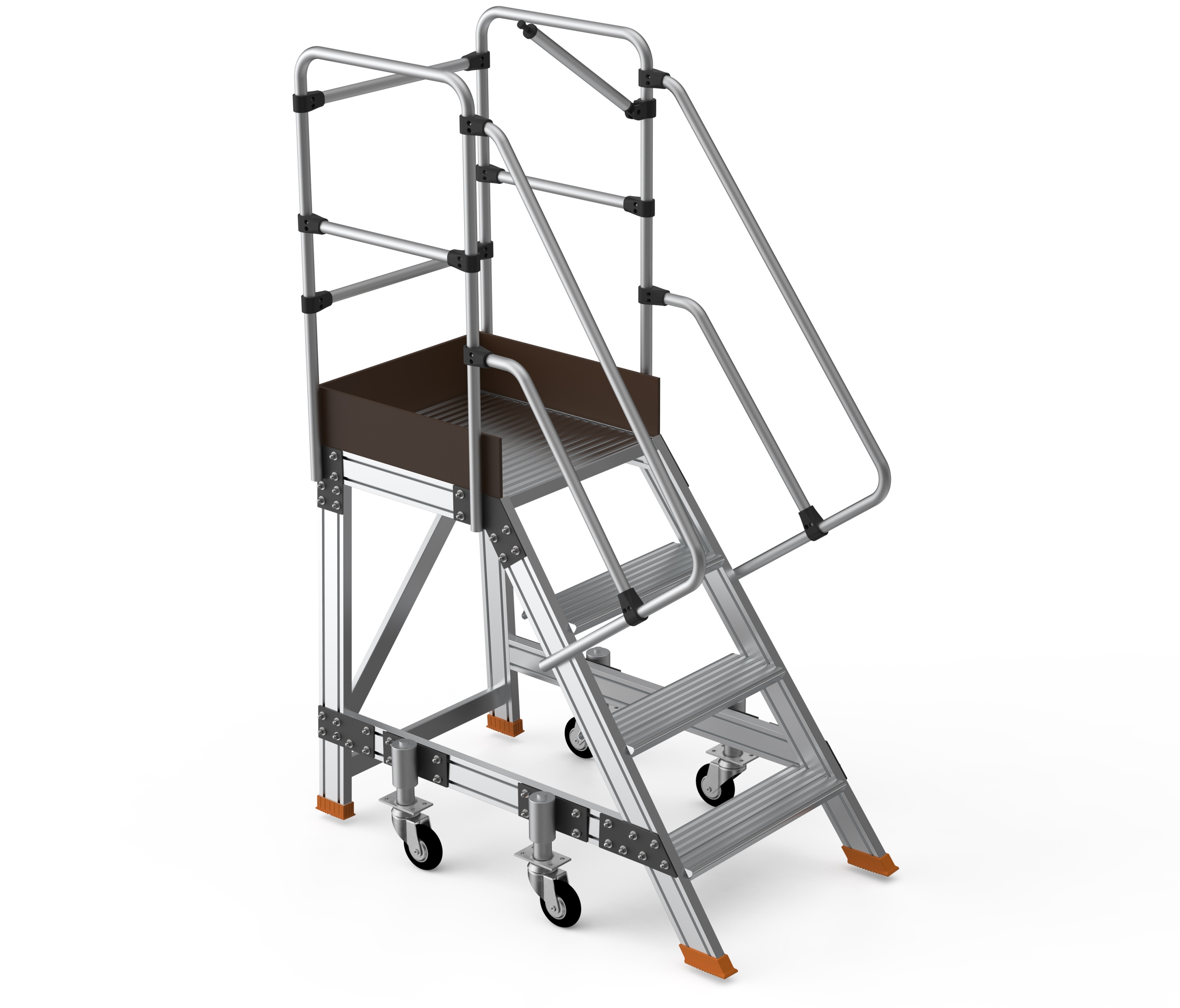 Žebřík plošina Higher 87-YPRO 8703-Y 3 stupně plošina