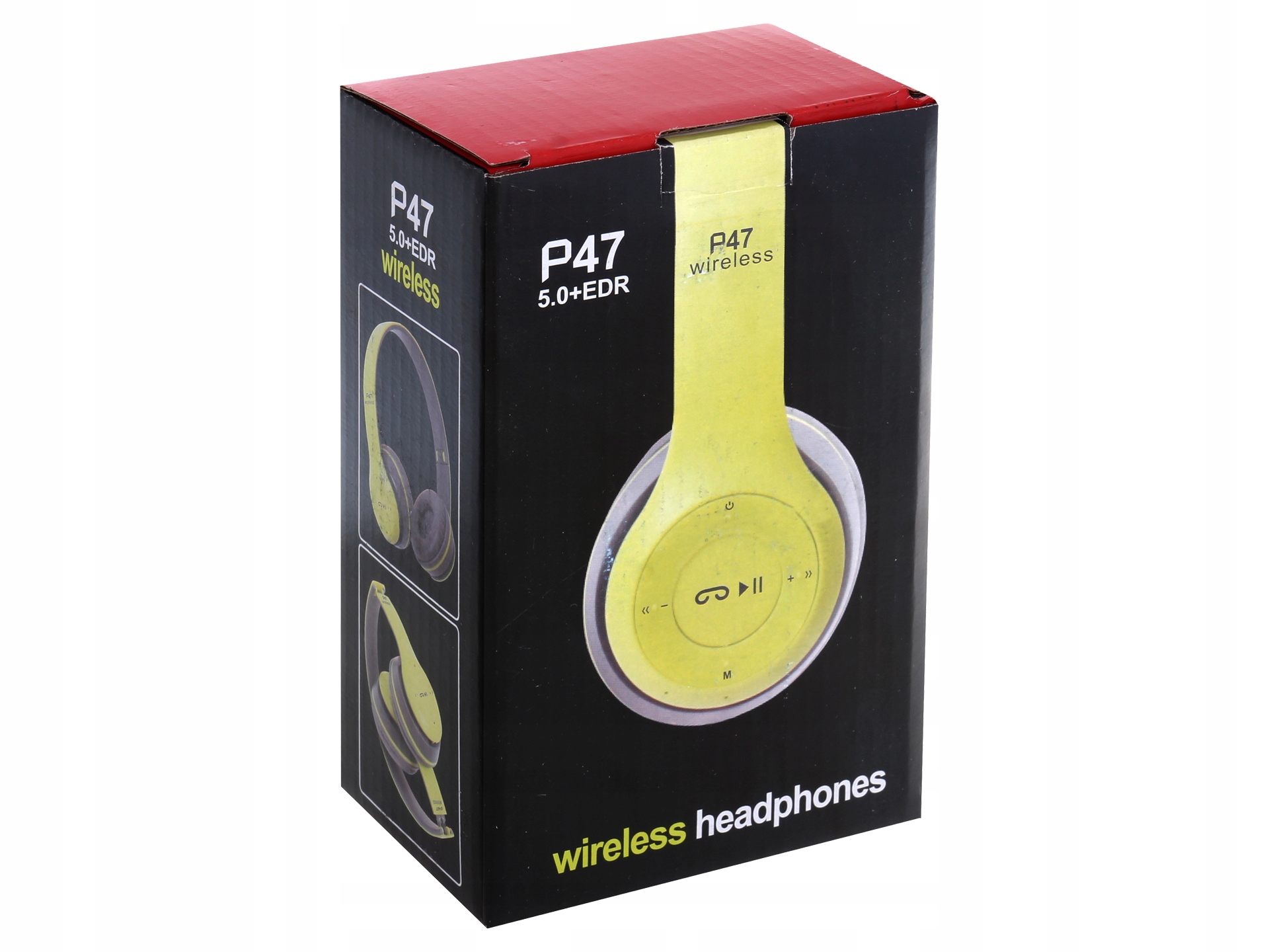 SŁUCHAWKI BEZPRZEWODOWE NAUSZNE BLUETOOTH RADIO Składane dla dzieci P47 5.0 Marka inna