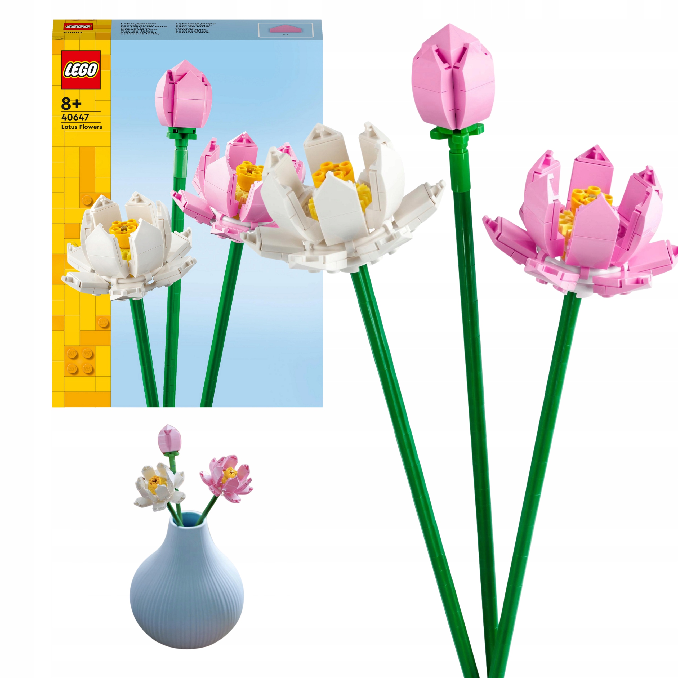 Lego Botanicals Na Walentynki Dla Niej Dla Niego XXL Kwiaty Lotosu