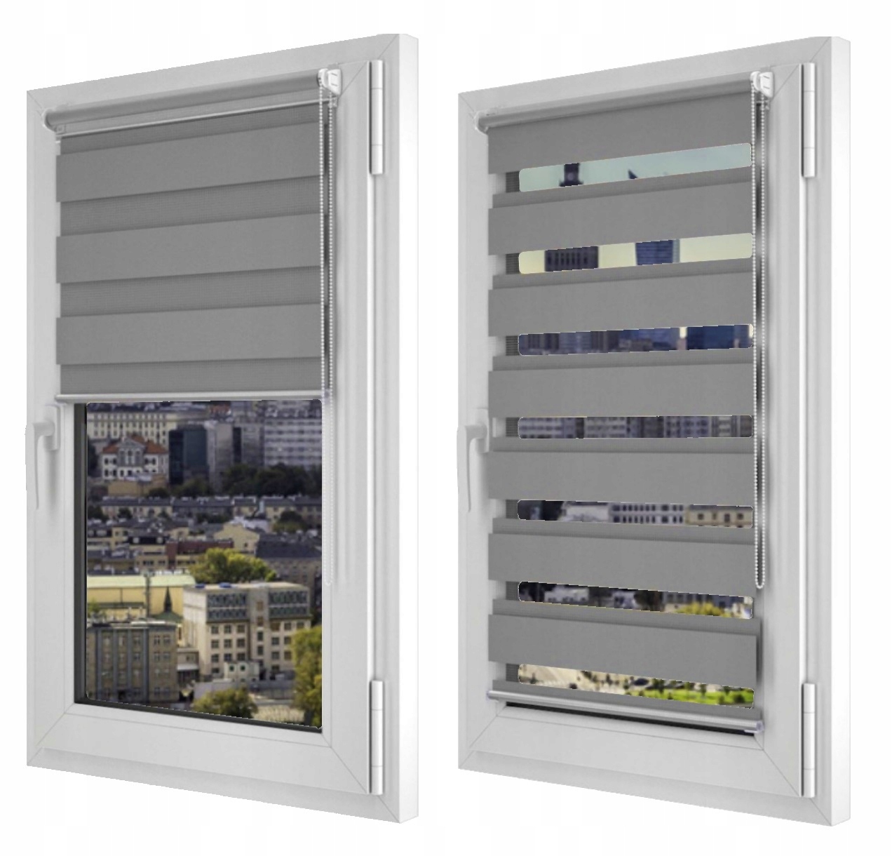 

Roleta zebra Każdy Wymiar Szara 95x150 Dzień I Noc