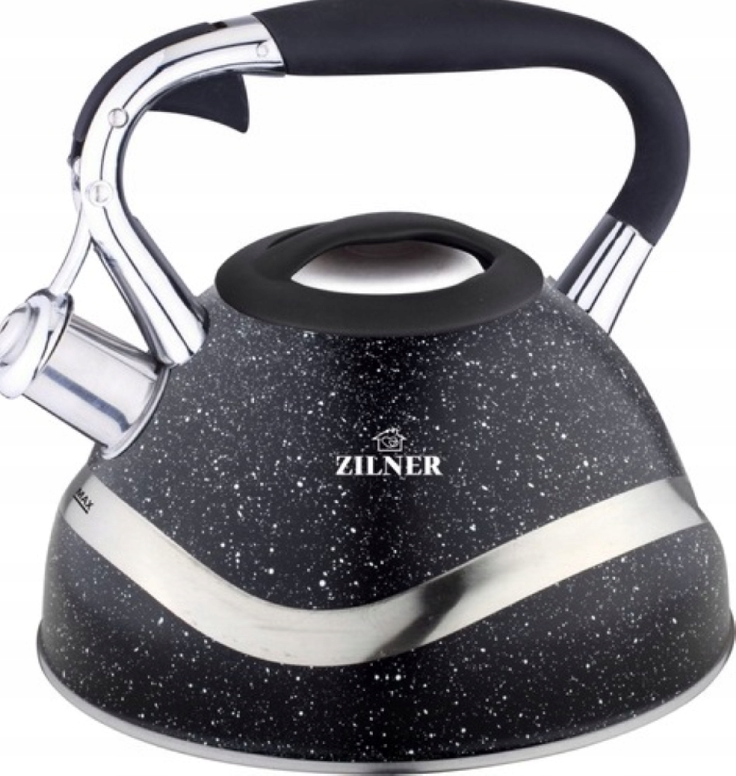 

Czajnik z gwizdkiem 3L Gaz Indukcja 5701 Granitowa