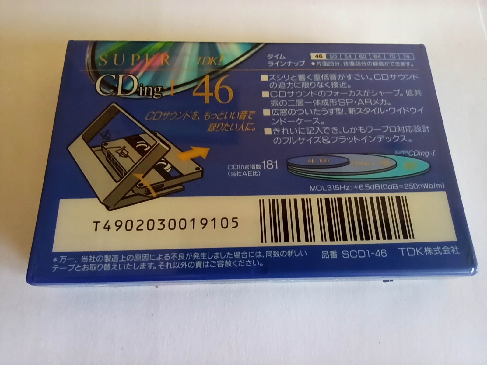 TDK Super CDing-I 46 1992r. NOWA Marka TDK