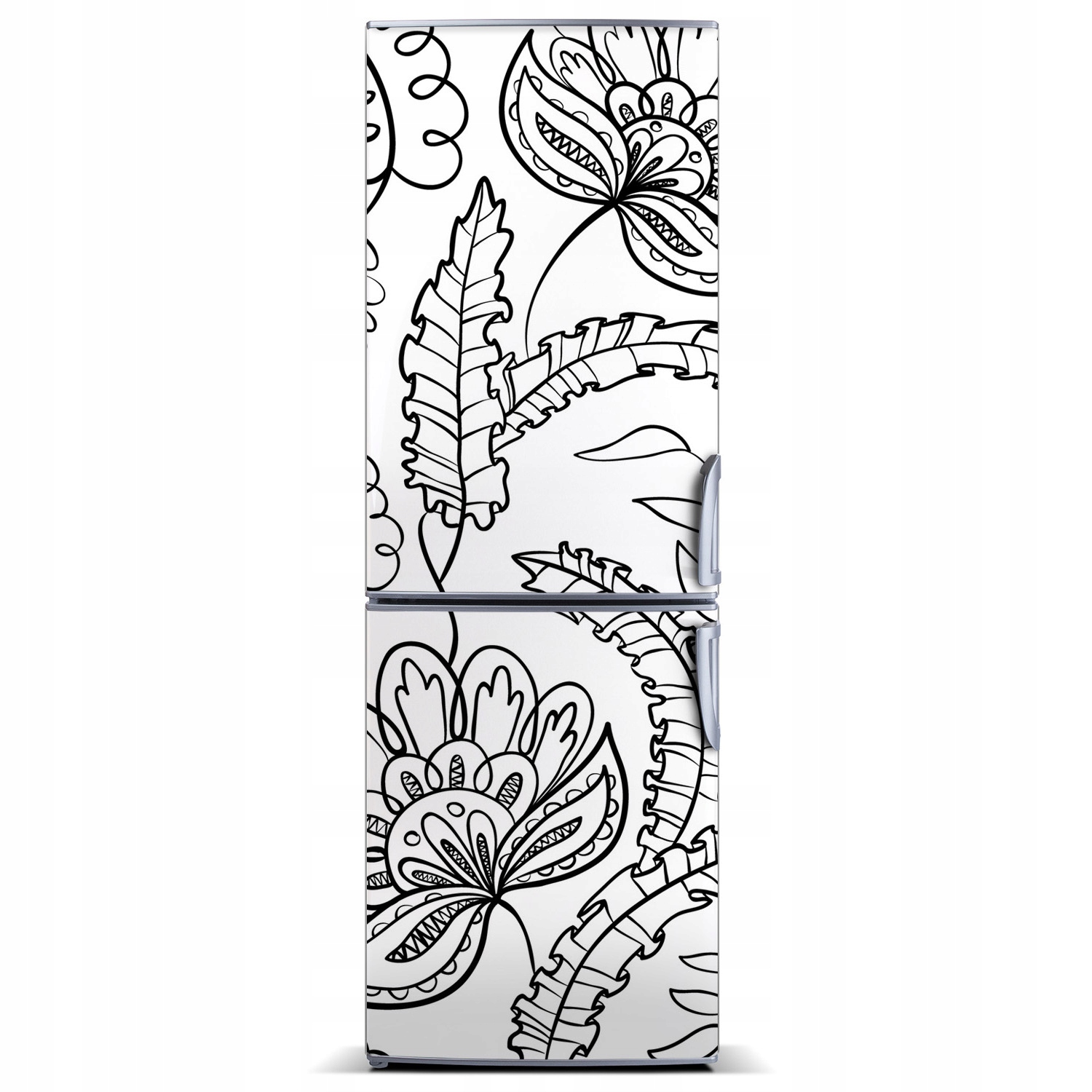 

Magnes magnetyczna lodówkę Tło Zentangle 60x180