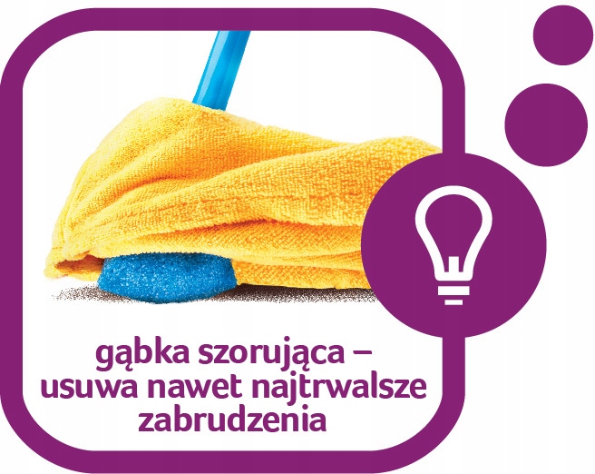 końcówka do mopa sukienka mikrofibra ŻÓŁTA GOSIA — 10