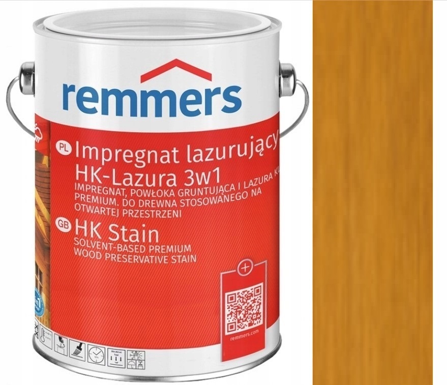 Remmers Hk-lasur Lazúra na drevo 5L Impregnácia a lazúra v jednom, odtieň Dub Rustikálny