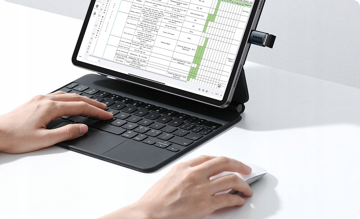 ADAPTER PRZEJŚCIÓWKA OTG USB 3.1 USB-A NA USB-C BASEUS TRANSMISJA 10Gb/s Zastosowanie USB, FireWire