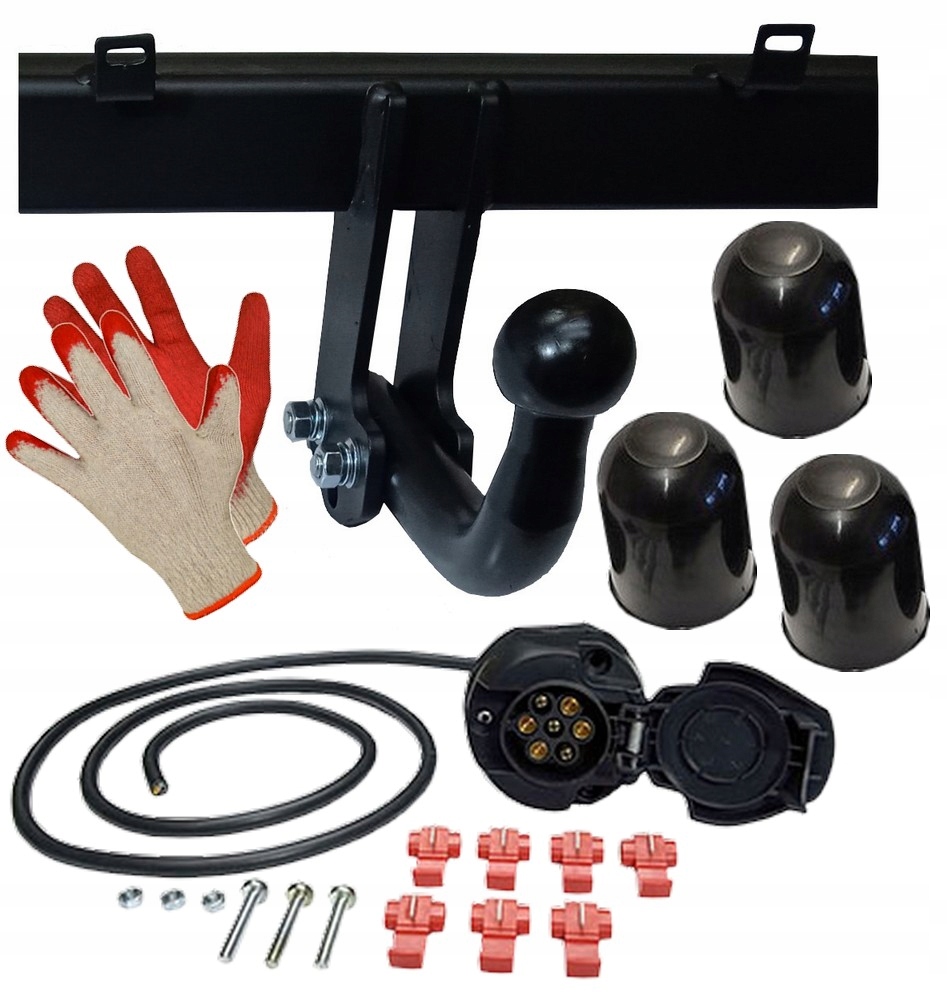 BEZ CIĘCIA ZDERZAKA HAK HOLOWNICZY+WIĄZKA FORD GALAXY 00-2006 FL MK1+2 II+I