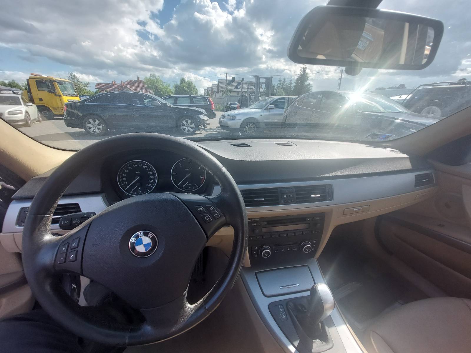 running board airbag POSTRZALOWY cockpit BMW E90 E91 320D