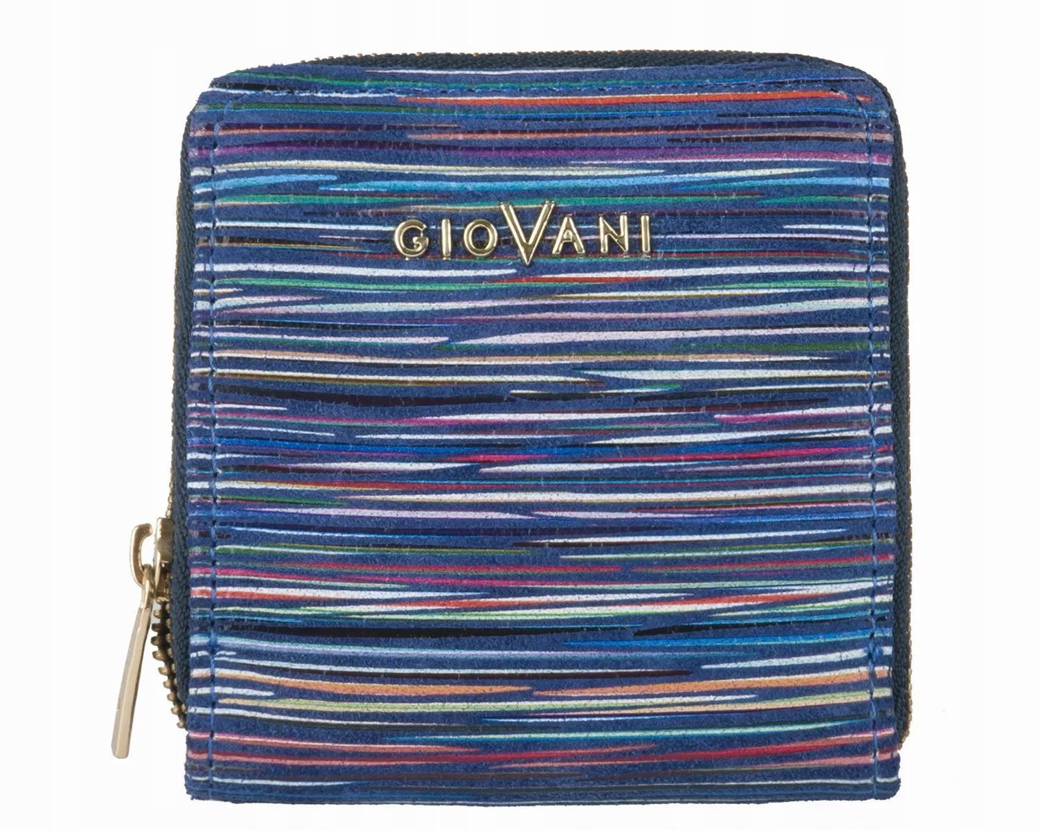 Kožená malá dámská peněženka pro dámy Dorotea Giovani, modrá