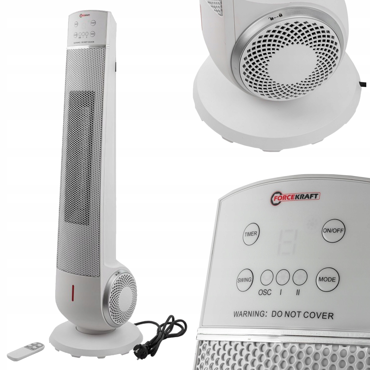 Termoventilátor s keramickou kolónou 2 rýchlosti 2200 W