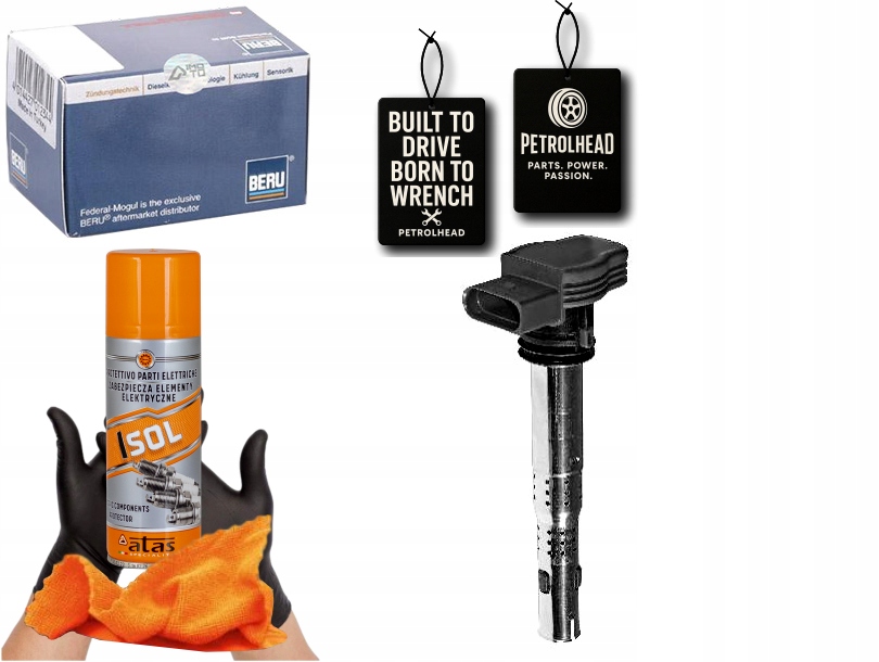Zapalovací Cívka Audi A4 2,0FSI 02- Beru #Petrolhead Pro+ Kit4