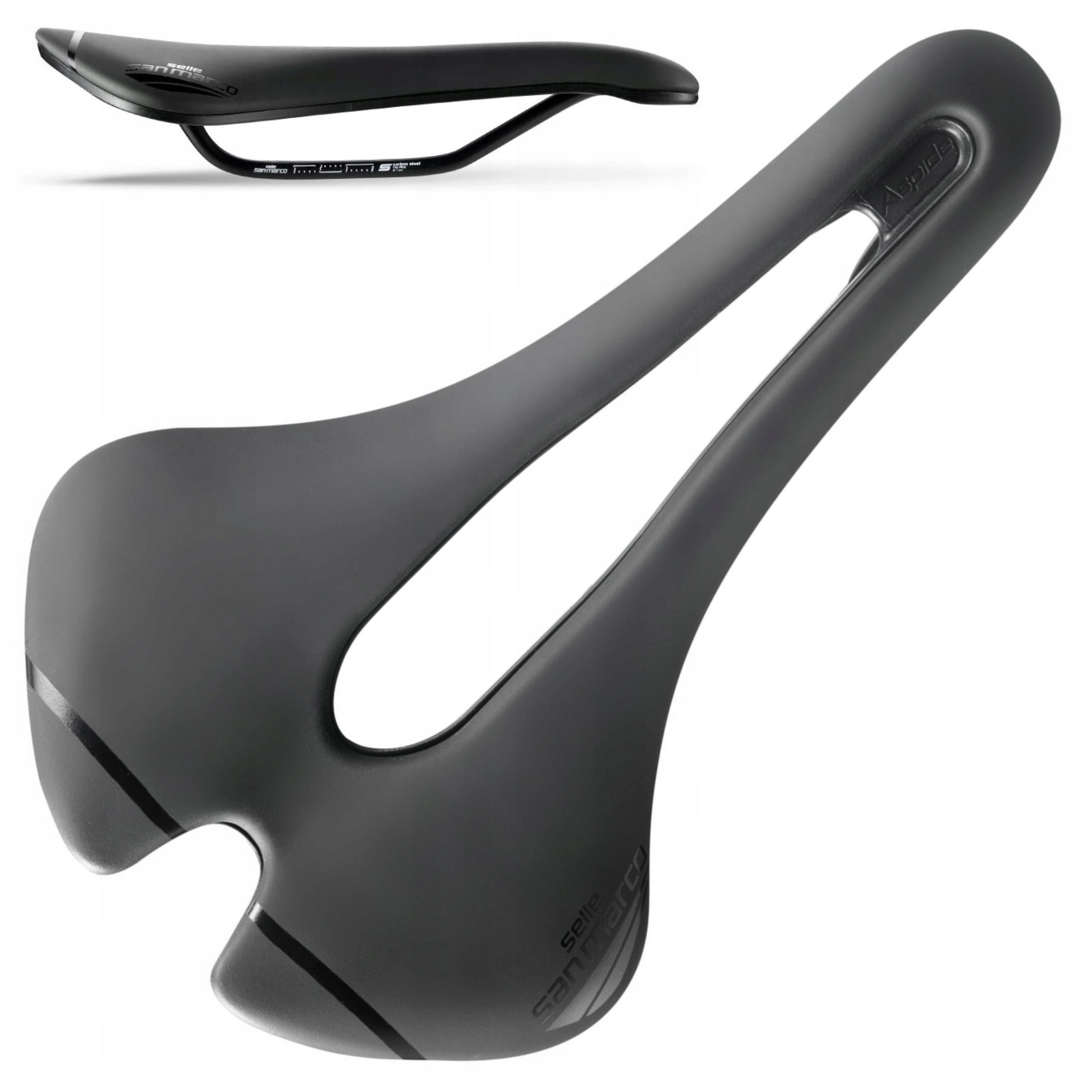 Siodełko rowerowe San Marco Aspide Short Sport 155 mm Narrow Wide 270 g