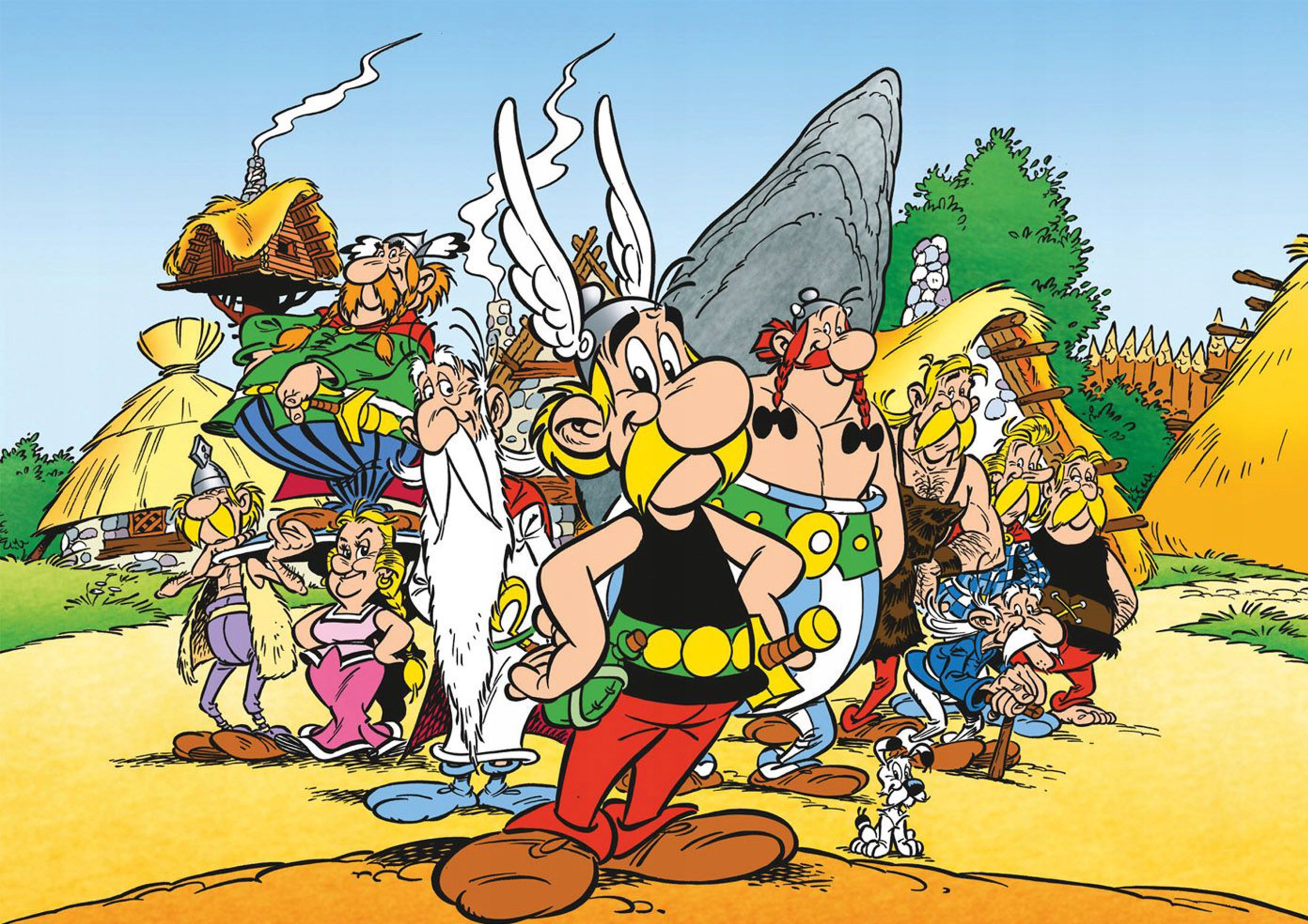 Opłatek na Tort ASTERIX I OBELIX Wydruk Waflowy A4