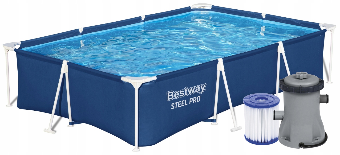 Veľký Záhradný Bazén Steel Pro 300x201x66 cm Bestway 56411