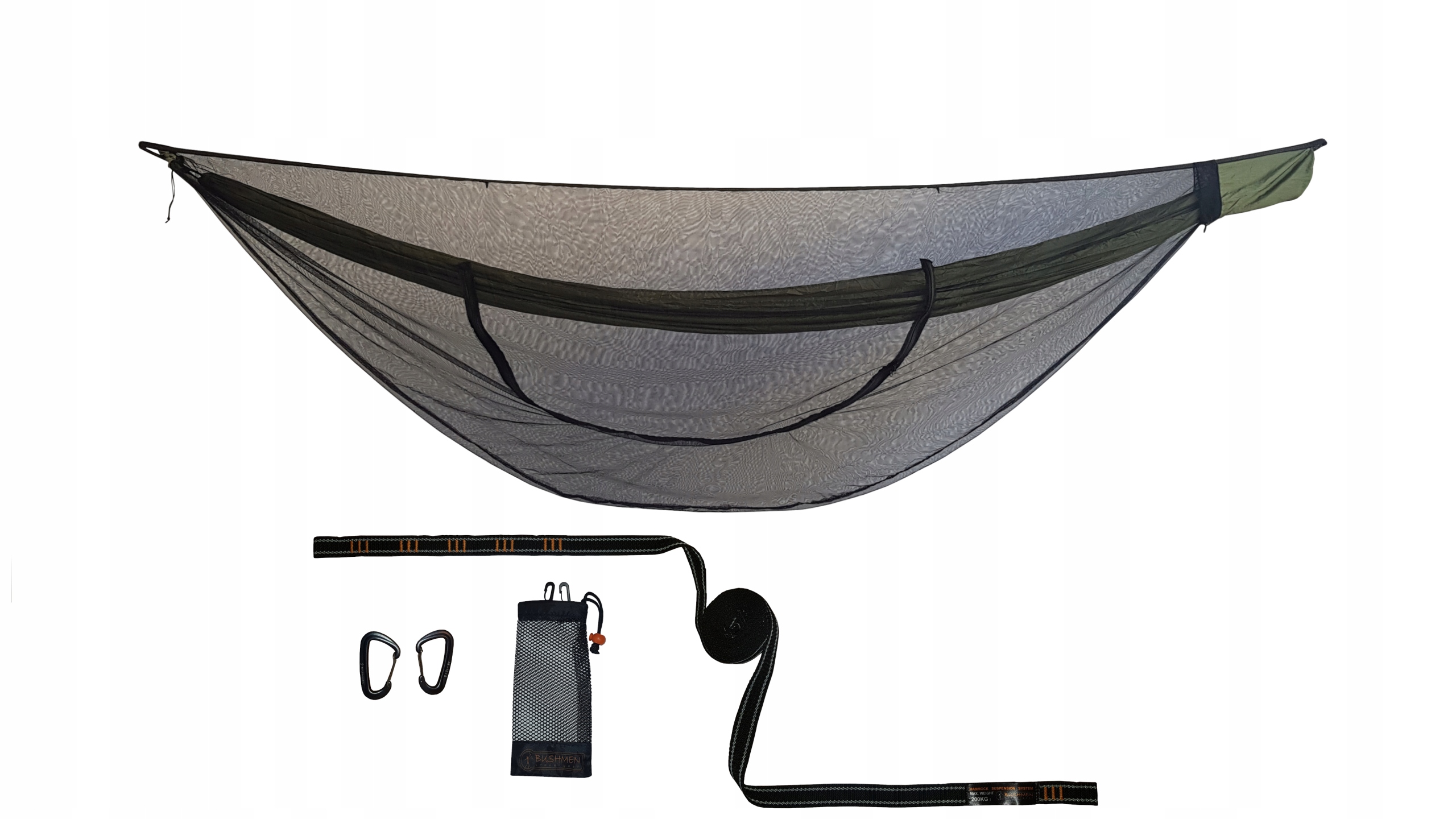 Hamak turystyczny BUSHMEN JUNGLE z Moskitierą Set
