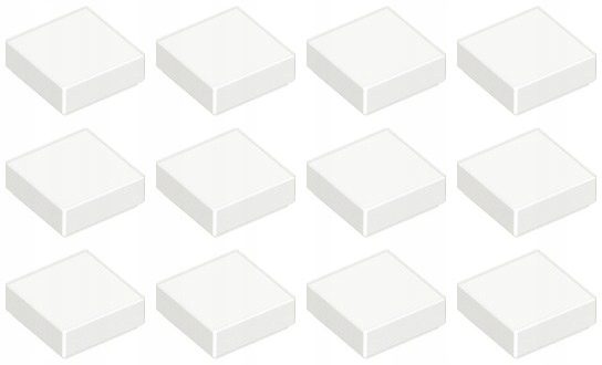 

Lego 3070b 1x1 Tile biała Nowa (3g) 12 szt
