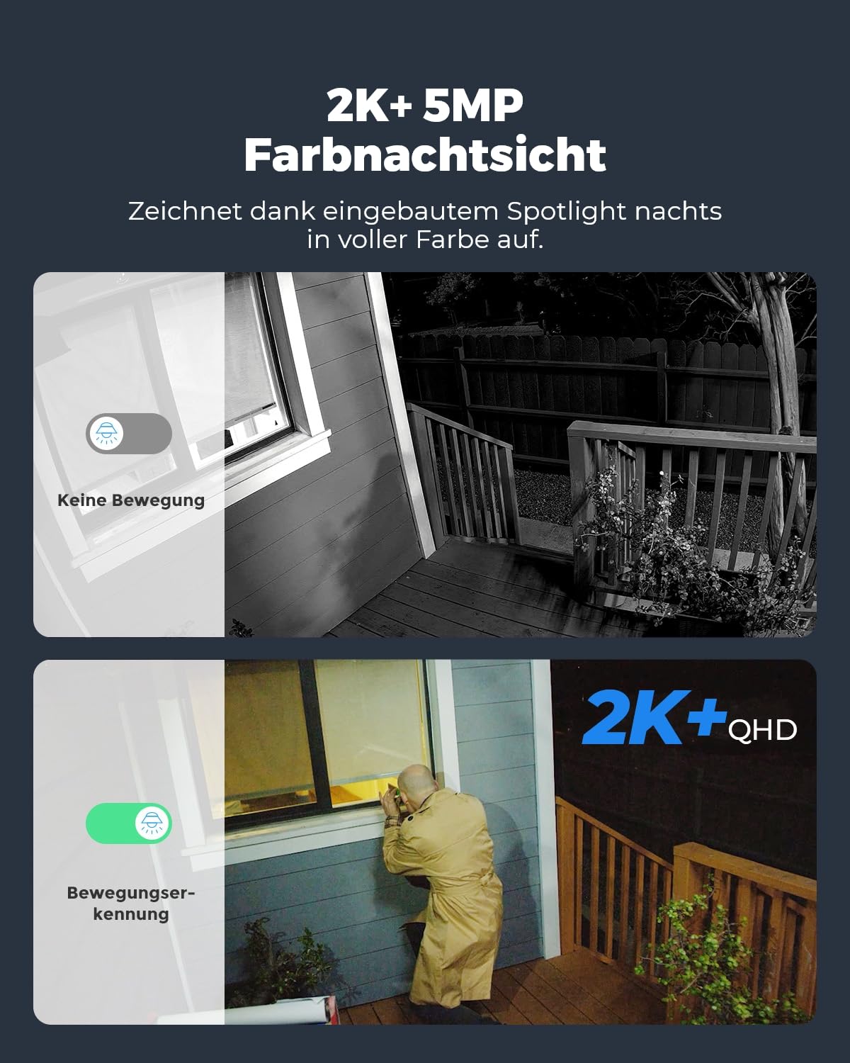 REOLINK Kamera Zewnętrzna 2K+ 5MP z Detekcją Osób Pojazdów Zwierząt WiFi — miniatura 2