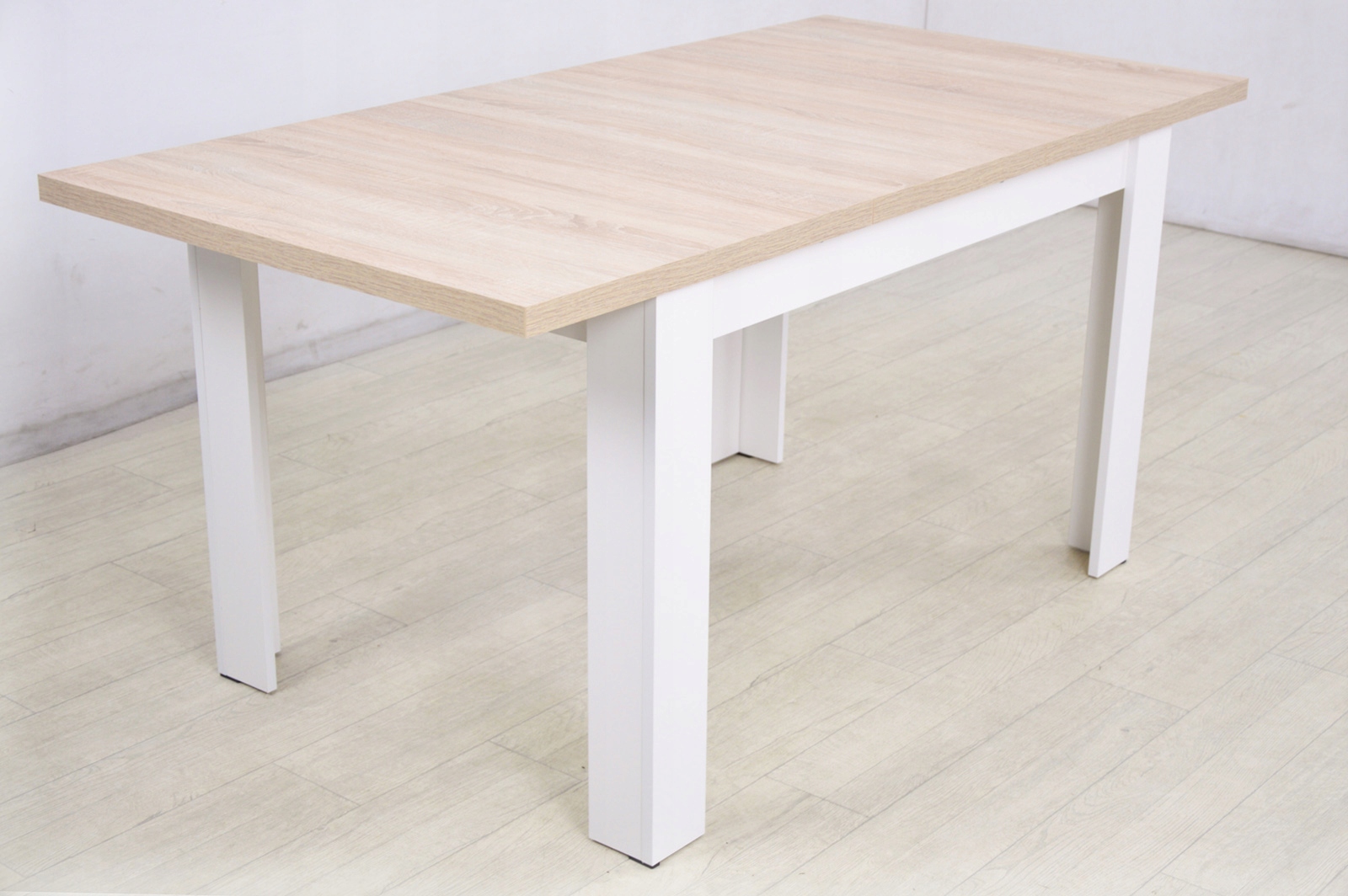 Modny zestaw STÓŁ rozkładany i 4 krzesła BIAŁE Kolor korpusu stołu biały