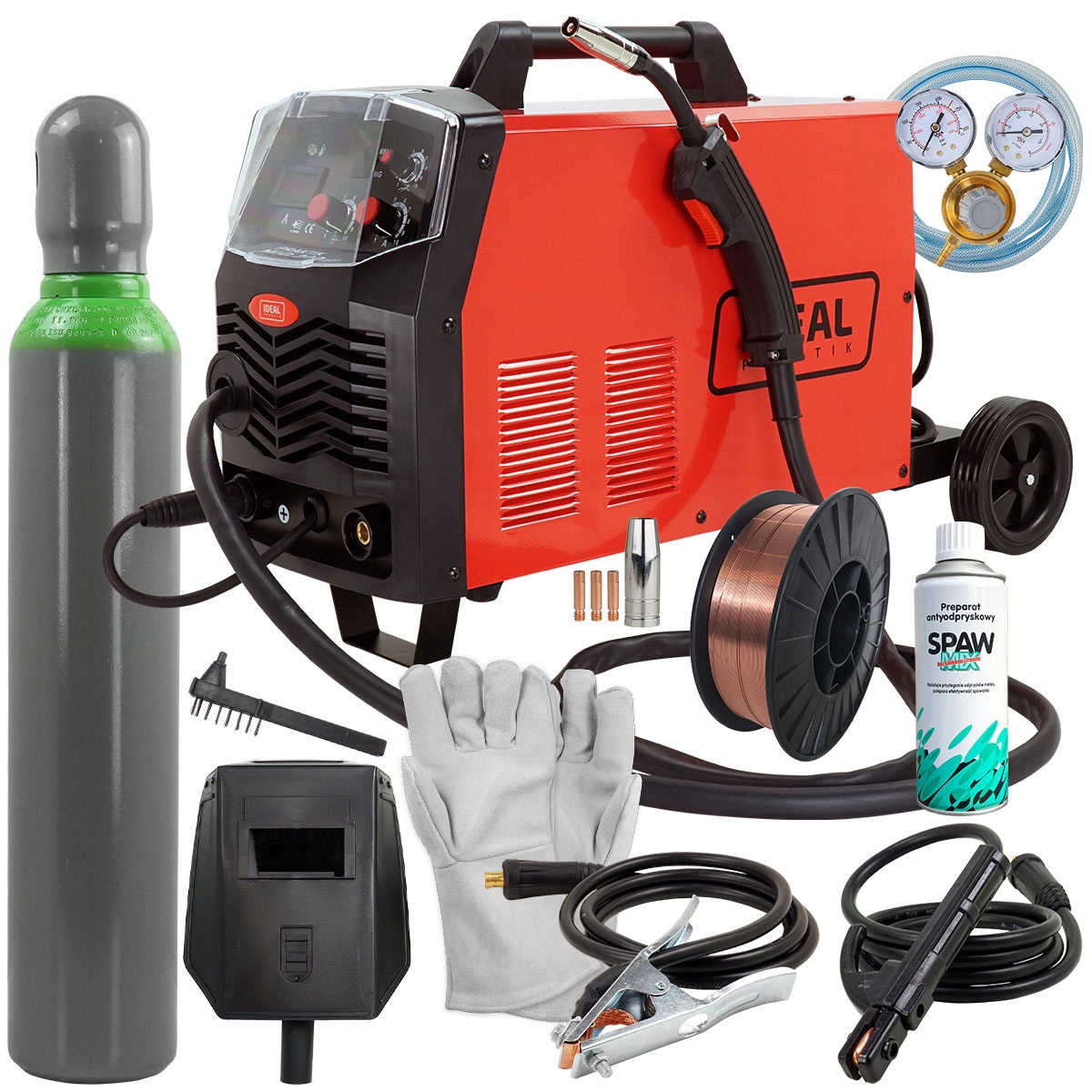 Зварювальний апарат MIGOMAT MIG 200 MMA IGBT 230v Mag Kit