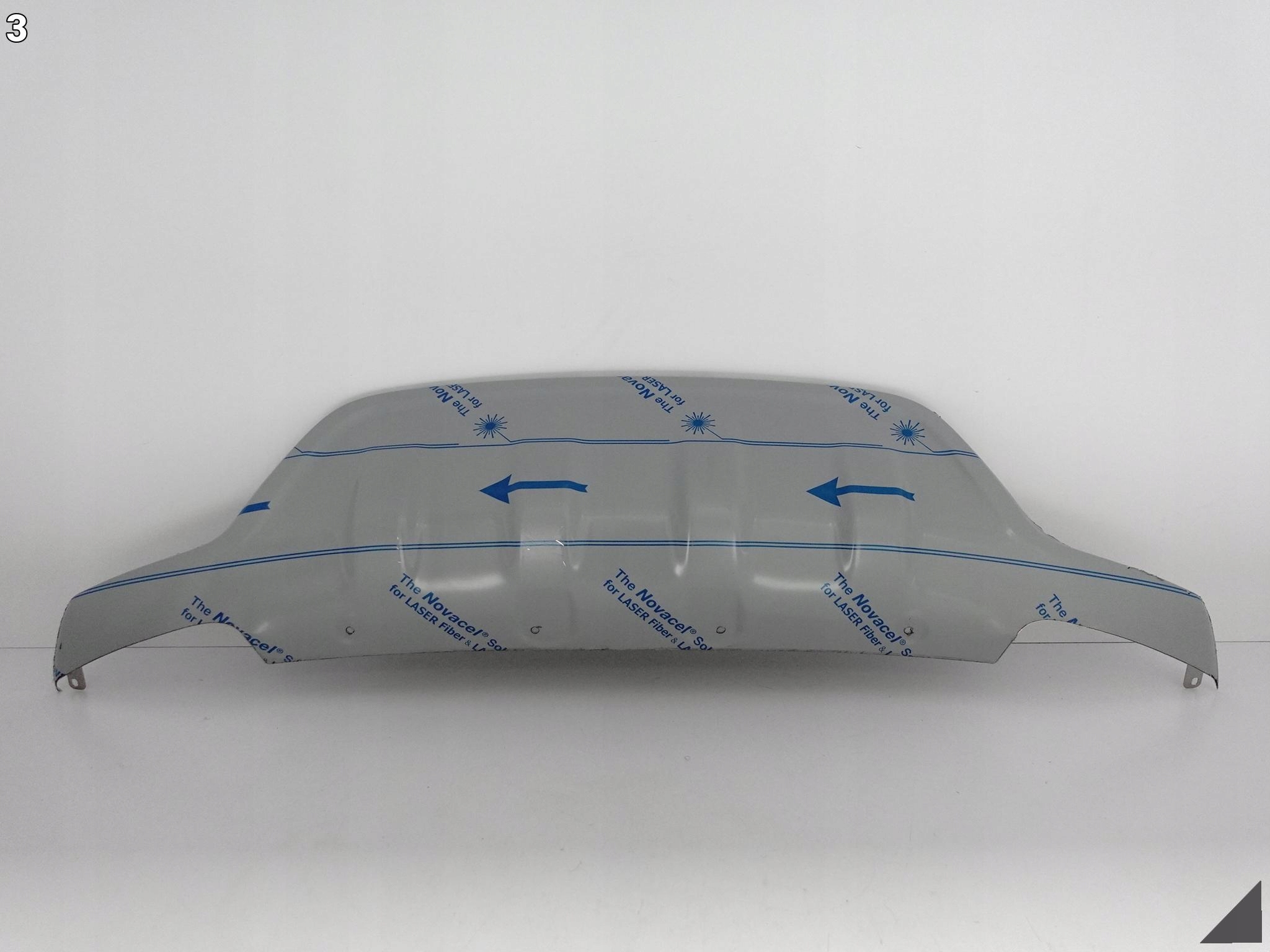 RANGE ROVER EVOQUE II L551 18- bumper SPOILER diffuser rear part new-STALOWY